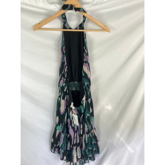 NWT Chelsea28 Abstract Print Halter Tiered dress Size XL - Picture 5 of 7